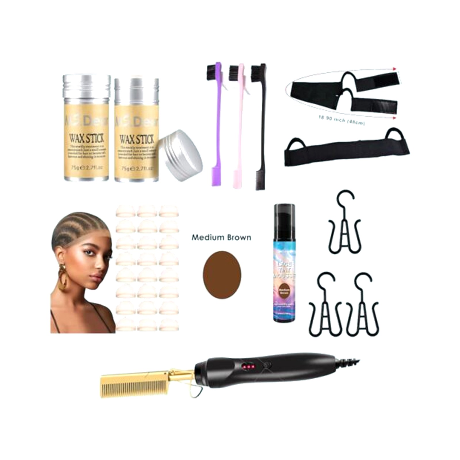 Wig Essentials Kit 7-delig - SetVibes